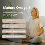Produktinformationen zu Nobilin Krillöl® Omega 3 Plus mit der Angabe von Anwendungsgebieten: Gehirnfunktion, Herzgesundheit, Sehkraft und Immunsystem sowie Gelenke und Gesundheit
